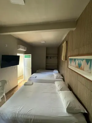 Uma cama ou camas num quarto em Pousada da Celma