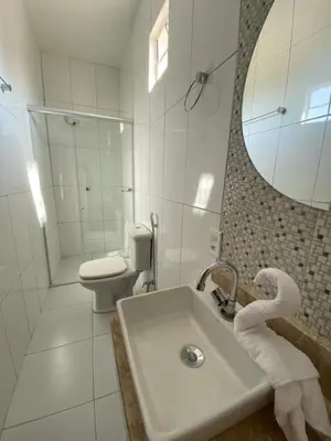 Uma casa de banho em Pousada Casa da Cion