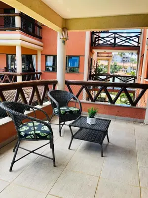 Uma área de estar em Cumbuco Dream Village Luxury Condo
