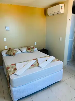 Uma cama ou camas num quarto em Iracema Mar Hotel