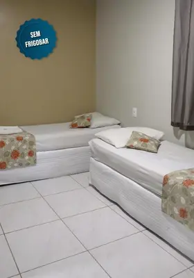 Uma cama ou camas num quarto em Iracema Mar Hotel