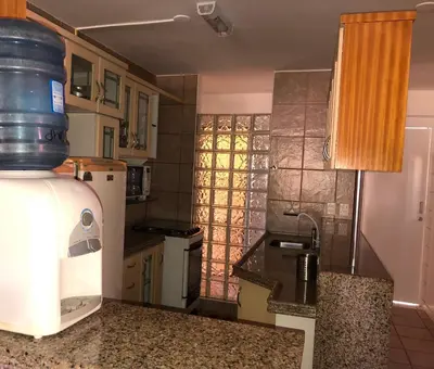 A cozinha ou kitchenette de Aquaville Condomínio