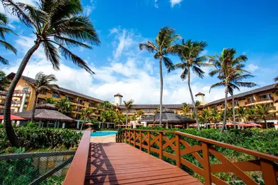 O edifício onde o resort está situado