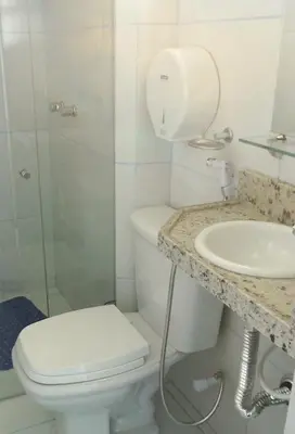 Uma casa de banho em Pousada NS Fátima