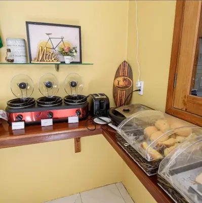Refeições na casa de férias ou nas proximidades