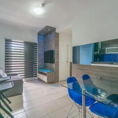 APT1 Piscina Netflix WiFi Ar Cond próx a 2 shoppings