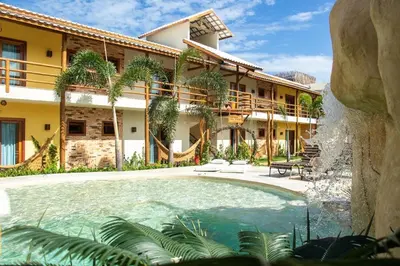 A piscina em ou perto de Pousada Paraiso dos Ventos Preá