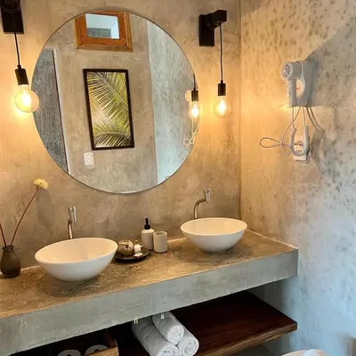 Uma casa de banho em Casa Valentini Pousada