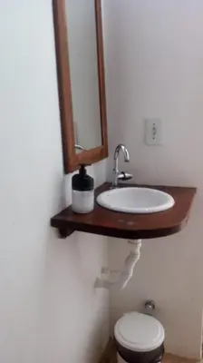 Uma casa de banho em Pousada Villa Pontinha