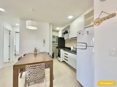 A cozinha ou kitchenette de Beach Way Porto das Dunas - CE