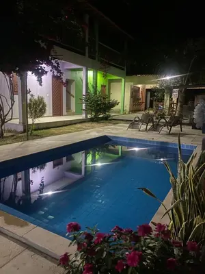 A piscina em ou perto de Pousada Caminho do Paraíso