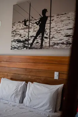 Uma cama ou camas num quarto em Casa Naná - Suites