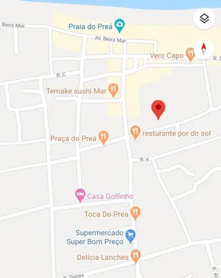 A planta de Casa Naná - Suites