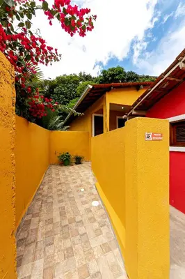 O edifício onde a casa de férias está situado