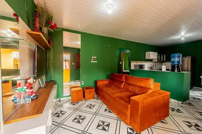 A cozinha ou kitchenette de Huisje Van Kuringen