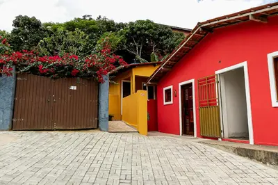 O edifício onde a casa de férias está situado