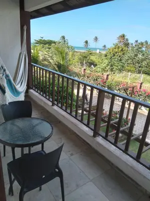 Uma varanda ou terraço em Corais de Flecheiras