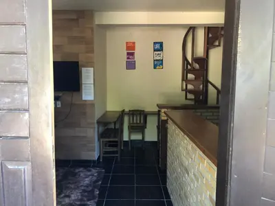 Uma televisão e/ou sistema de entretenimento em Casa YeS Jeri