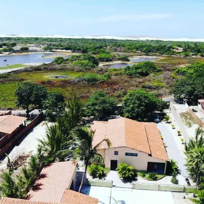 Paisagem natural perto da casa de férias