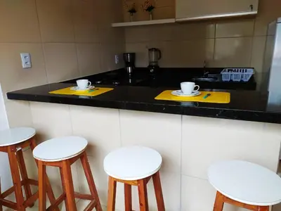 A cozinha ou kitchenette de Vila Mulungu Flats