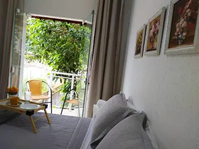 Uma varanda ou terraço em Vila Mulungu Flats