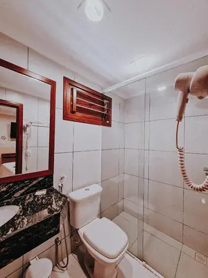 Uma casa de banho em Rede Andrade Vila Jeri