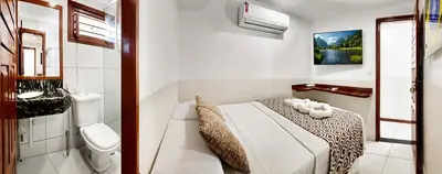 Uma casa de banho em Rede Andrade Vila Jeri