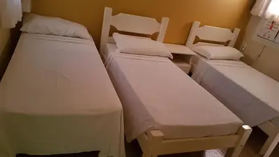 Uma cama ou camas num quarto em Aquaville Resort Porto Das Dunas block 63