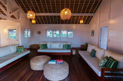 Uma área de estar em Villa Tomama by Preabeach Experience