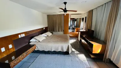 Uma cama ou camas num quarto em Casa na praia, Porto das Dunas, Aquiraz