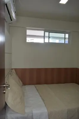 Uma cama ou camas num quarto em Grupo Vip Beach Class Fortaleza