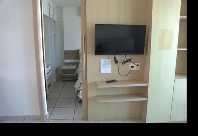 Uma televisão e/ou sistema de entretenimento em Grupo Vip Beach Class Fortaleza