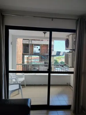 Uma varanda ou terraço em Apto privado 4º andar no Edifício residencial Náutico
