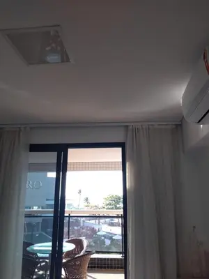 A planta de Alugo Temporada apartamento frente ao mar de Fortaleza vista panorâmica do Mar