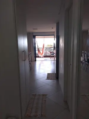 A planta de Alugo Temporada apartamento frente ao mar de Fortaleza vista panorâmica do Mar