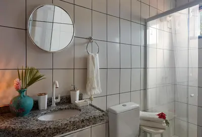 Uma casa de banho em Pousada Casa Cecilia