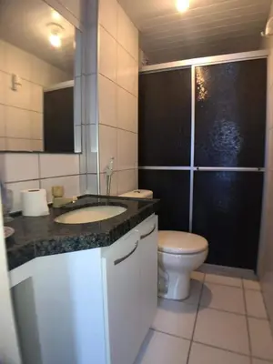 Uma casa de banho em Apartamento Mobiliado Vila Iracema