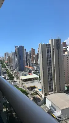 Uma vista geral de Fortaleza ou a vista da cidade a partir do apartamento