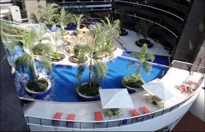 A planta de LANDSCAPE BEIRA MAR - FLAT MODERNO E CONFORTAVEL FORTALEZA Meireles