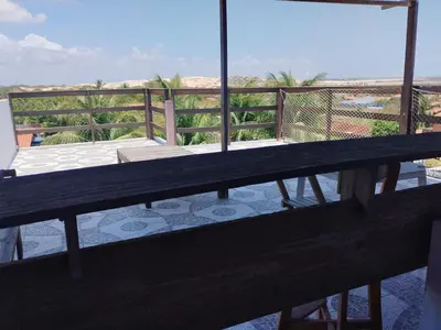 Uma varanda ou terraço em SeoMarujo Hostel rent a room Morro Branco