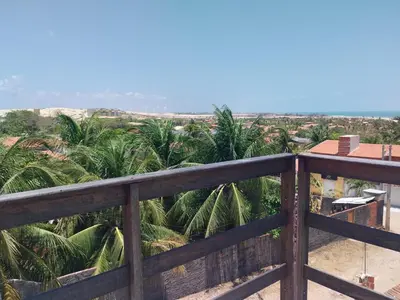 Uma varanda ou terraço em SeoMarujo Hostel rent a room Morro Branco