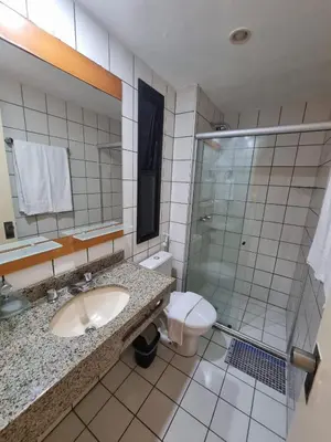 Uma casa de banho em Flat da Claudia