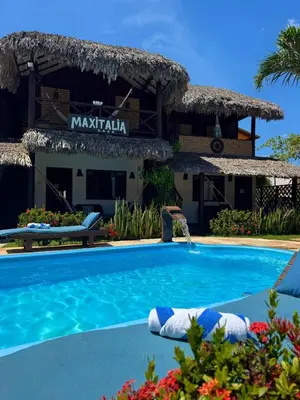 A piscina em ou perto de Pousada Maxitalia
