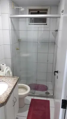 Uma casa de banho em Suites Vila de Iracema