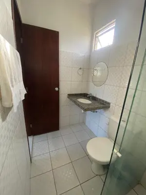 Uma casa de banho em Apartamento Taiba!