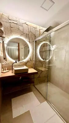 Uma casa de banho em Pousada Kiriri