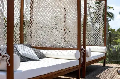 Uma varanda ou terraço em Makena Hotel