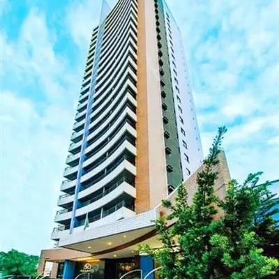O edifício onde o apartamento está situado