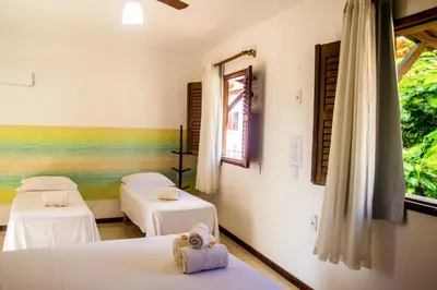 O spa e/ou outras comodidades de bem-estar em A casa é sua!