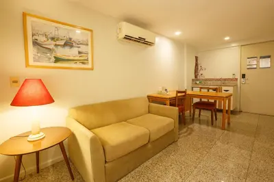 Uma área de estar em Blue Tree Towers Fortaleza Beira Mar